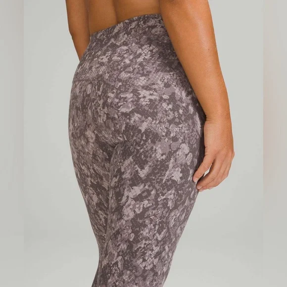 Lululemon Align High-Rise Legging Pant 28" Grey Camo Sz8 - Picture 2 of 6
